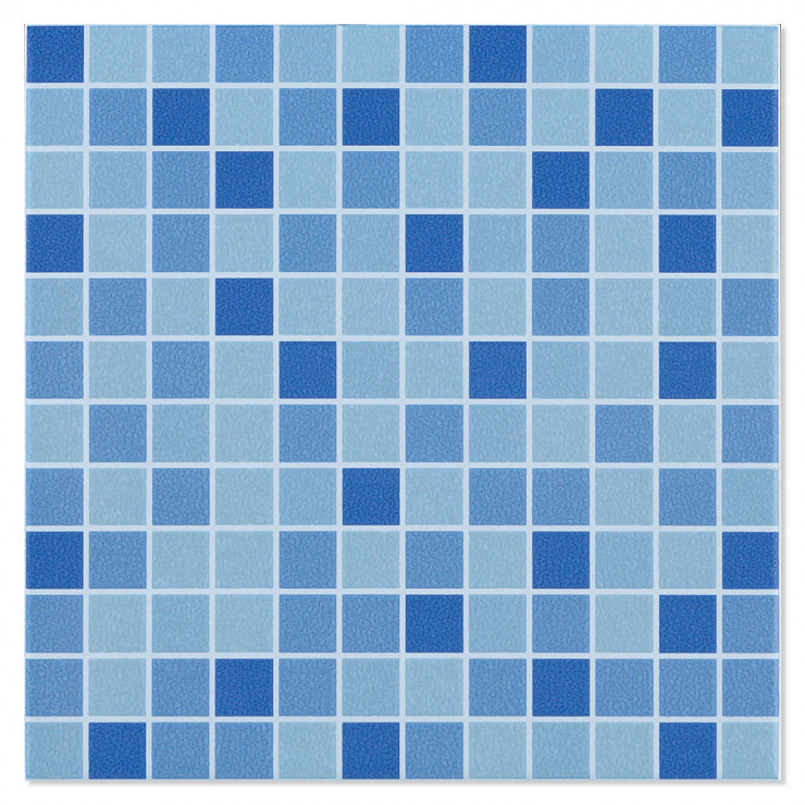 Klinker Aqua Blå Blank 33x33 cm-1